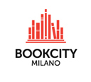 logo BookCity, dorso dei libri che compongono la facciata del Duomo